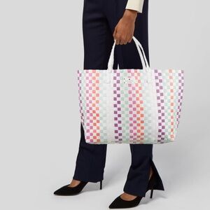 Kate Spade Multicolor Woven Tote